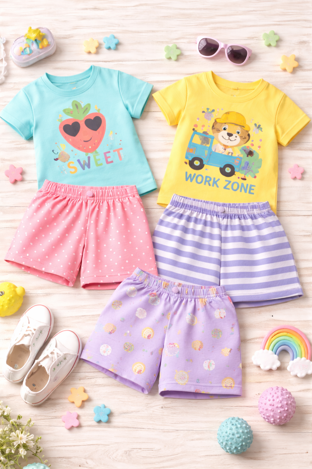 Kids Soft Cotton Daily Wear Set