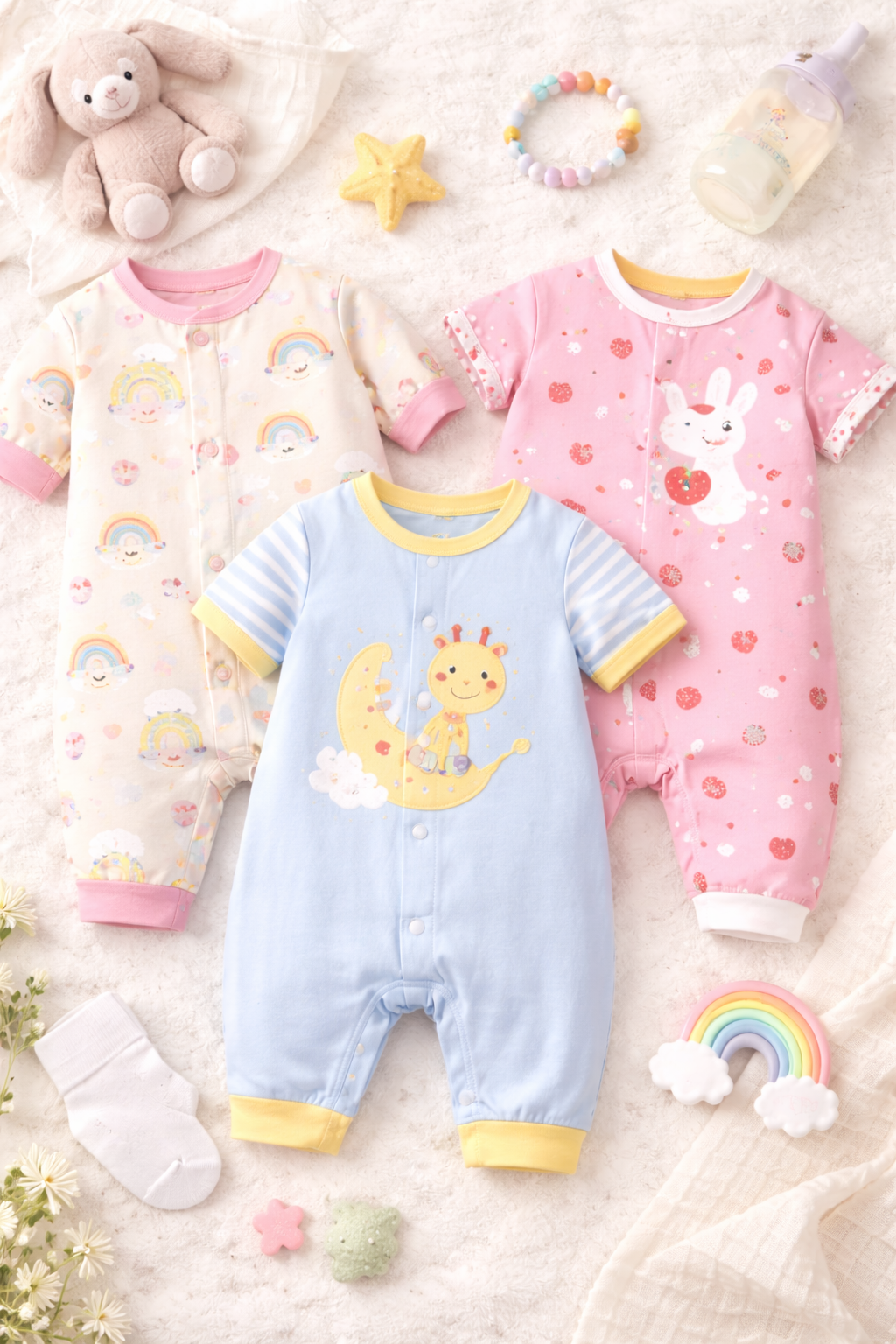 Baby Organic Cotton Sleep & Play Romper