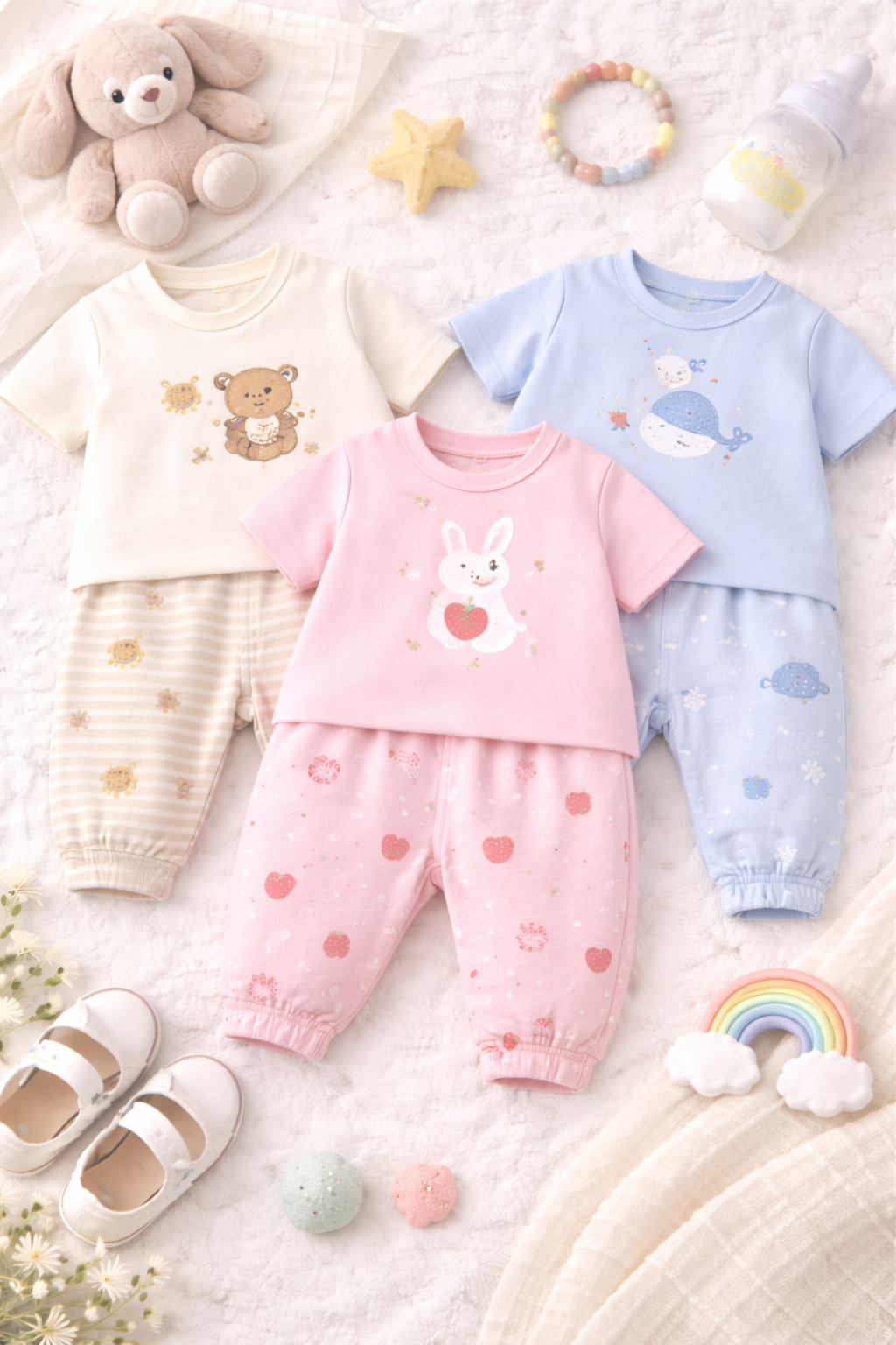 Baby CloudSoft Cotton Daywear Set