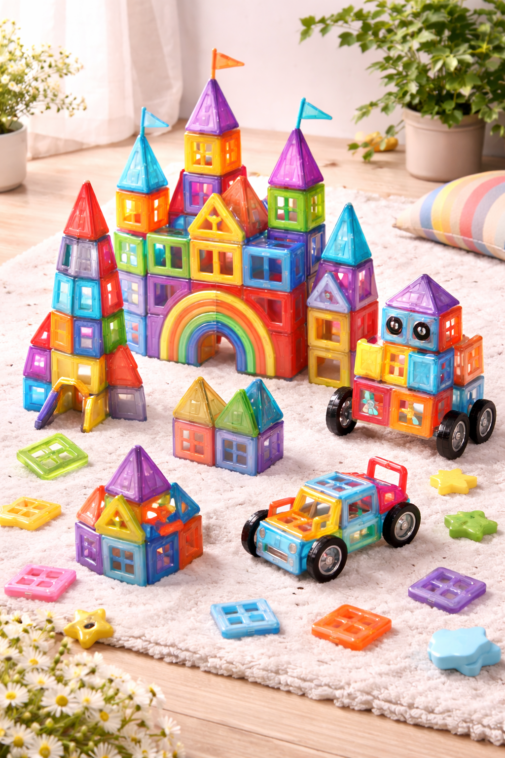 Kids Magnetic Building Blocks Set