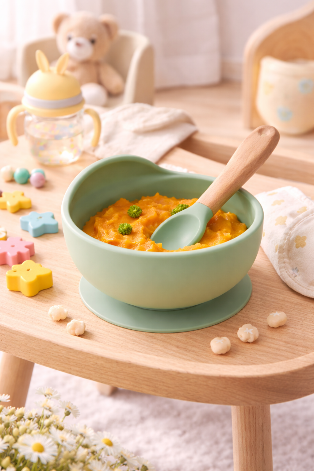 Baby Gentle Silicone Feeding Set