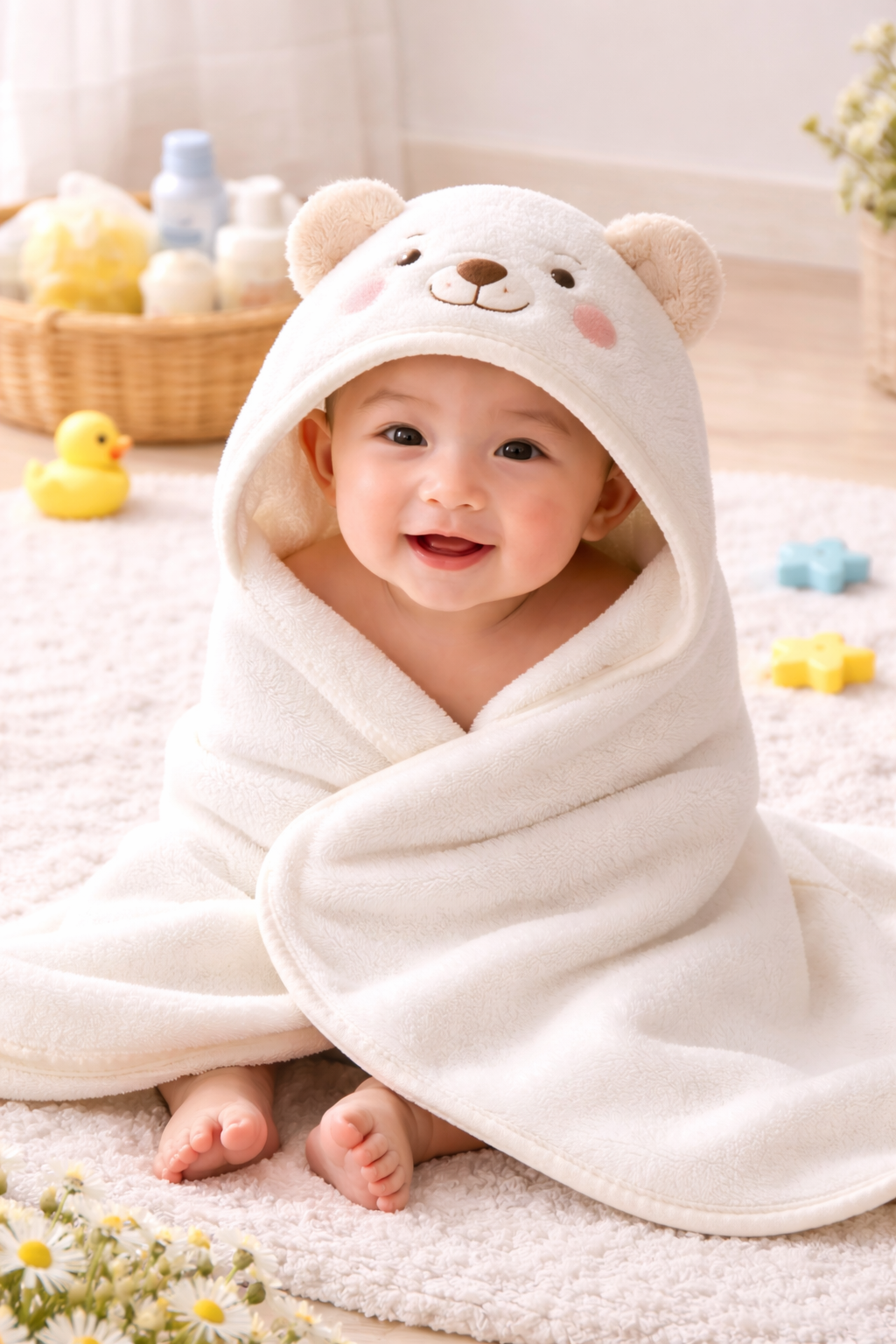 Baby SoftTouch Hooded Bath Towel